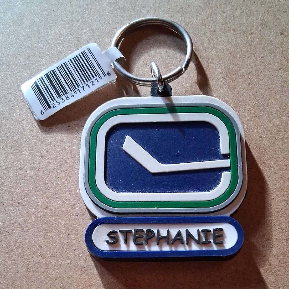 Blue and Green Keychain Accessory